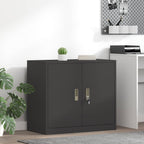 Storage Cabinet Black 80 x 40 x 70 cm Cold-Rolled Steel
