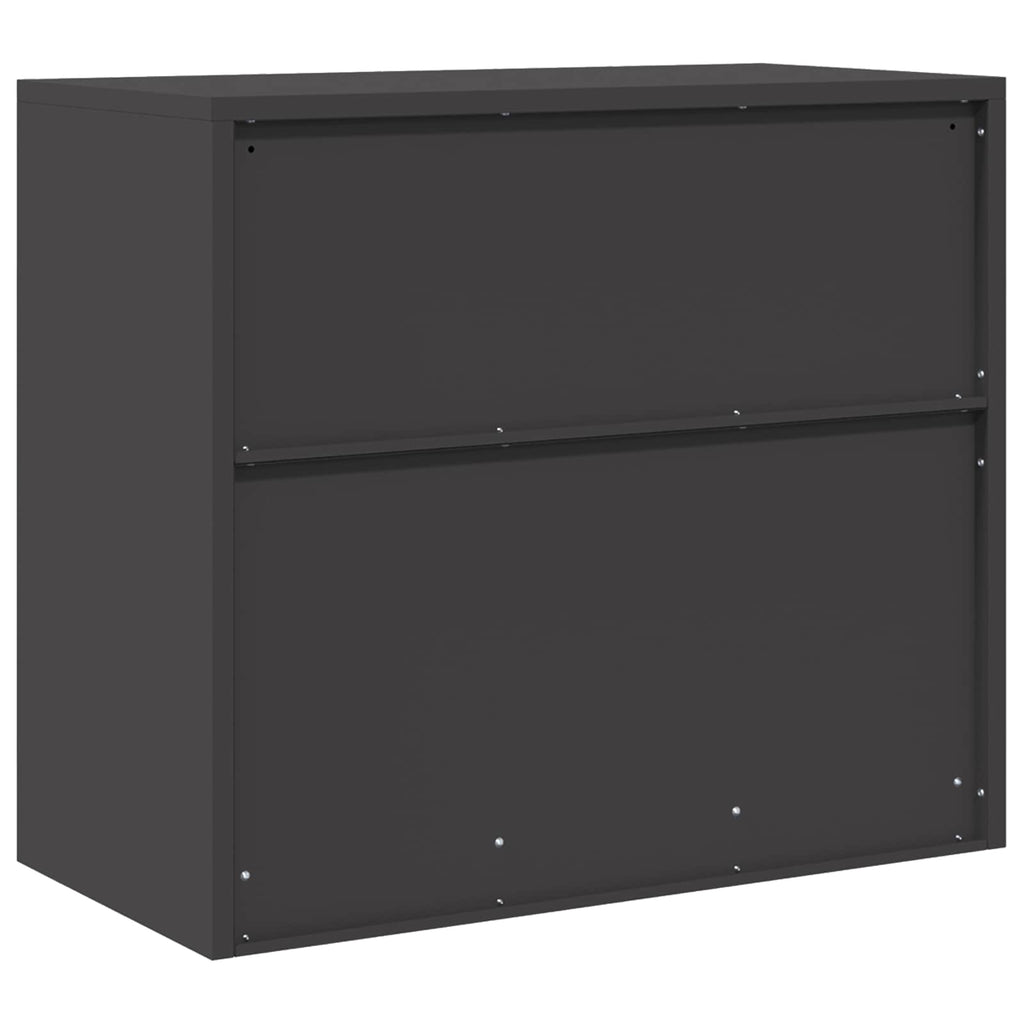 Storage Cabinet Black 80 x 40 x 70 cm Cold-Rolled Steel