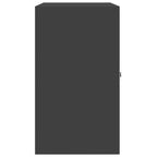 Storage Cabinet Black 80 x 40 x 70 cm Cold-Rolled Steel