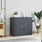 Storage Cabinet Anthracite 80 x 40 x 70 cm Cold-Rolled Steel