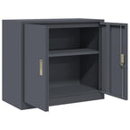 Storage Cabinet Anthracite 80 x 40 x 70 cm Cold-Rolled Steel