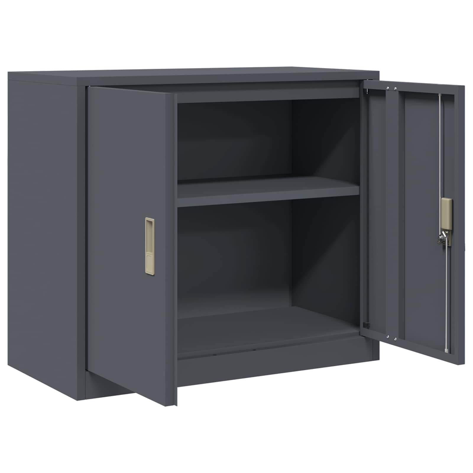 Storage Cabinet Anthracite 80 x 40 x 70 cm Cold-Rolled Steel