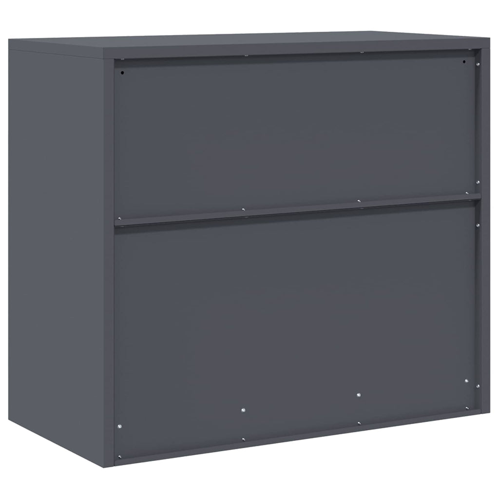 Storage Cabinet Anthracite 80 x 40 x 70 cm Cold-Rolled Steel
