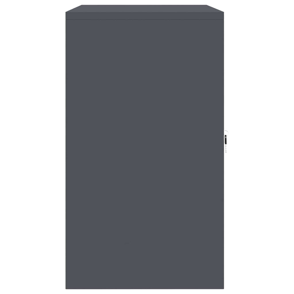 Storage Cabinet Anthracite 80 x 40 x 70 cm Cold-Rolled Steel