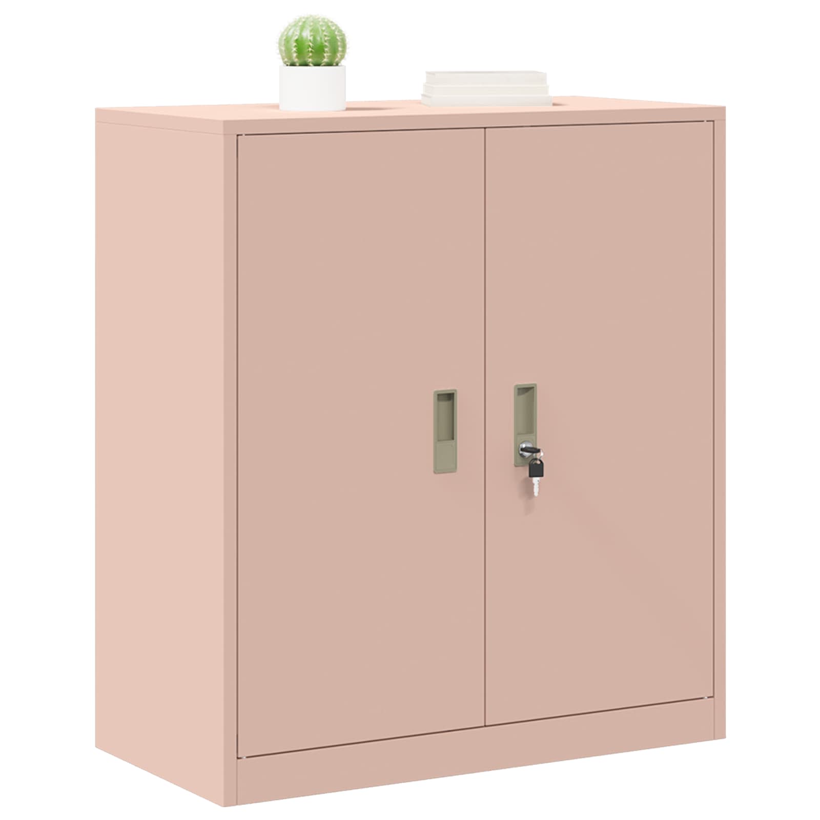 Storage Cabinet Pink 80 x 40 x 90 cm Cold-Rolled Steel