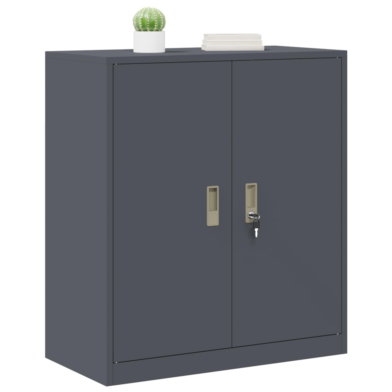 Storage Cabinet Anthracite 80 x 40 x 90 cm Cold-Rolled Steel