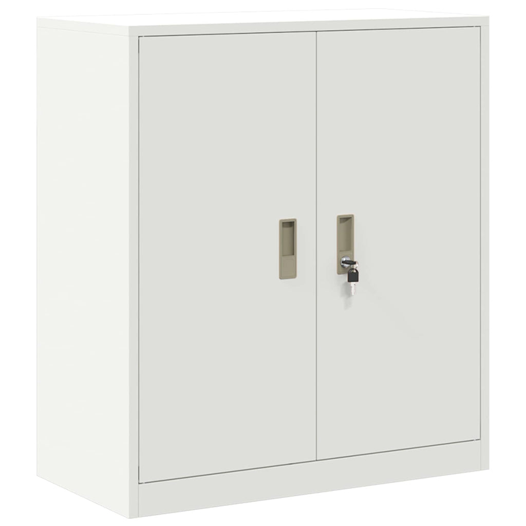 Storage Cabinet White 80 x 40 x 90 cm Cold-Rolled Steel