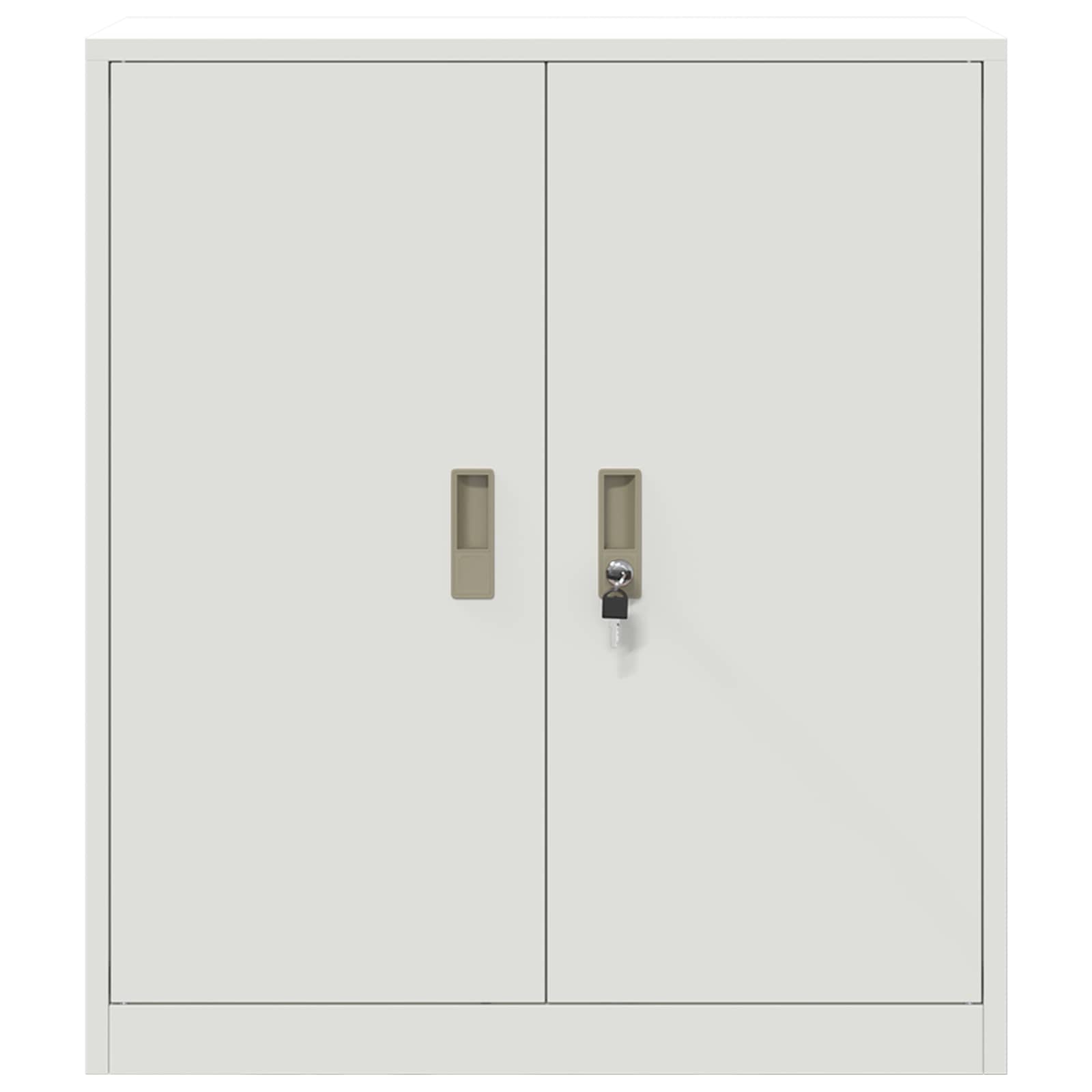 Storage Cabinet White 80 x 40 x 90 cm Cold-Rolled Steel