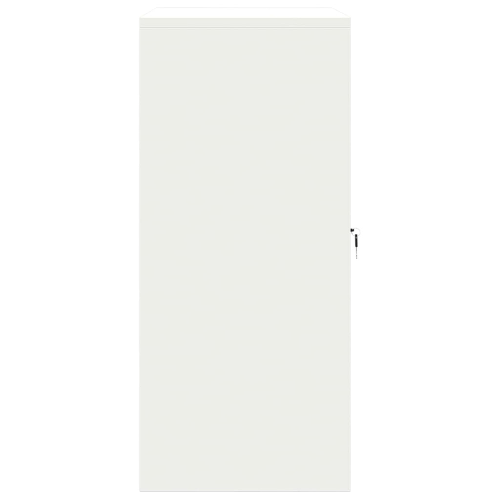 Storage Cabinet White 80 x 40 x 90 cm Cold-Rolled Steel