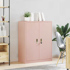 Storage Cabinet Pink 80 x 40 x 105 cm Cold-Rolled Steel