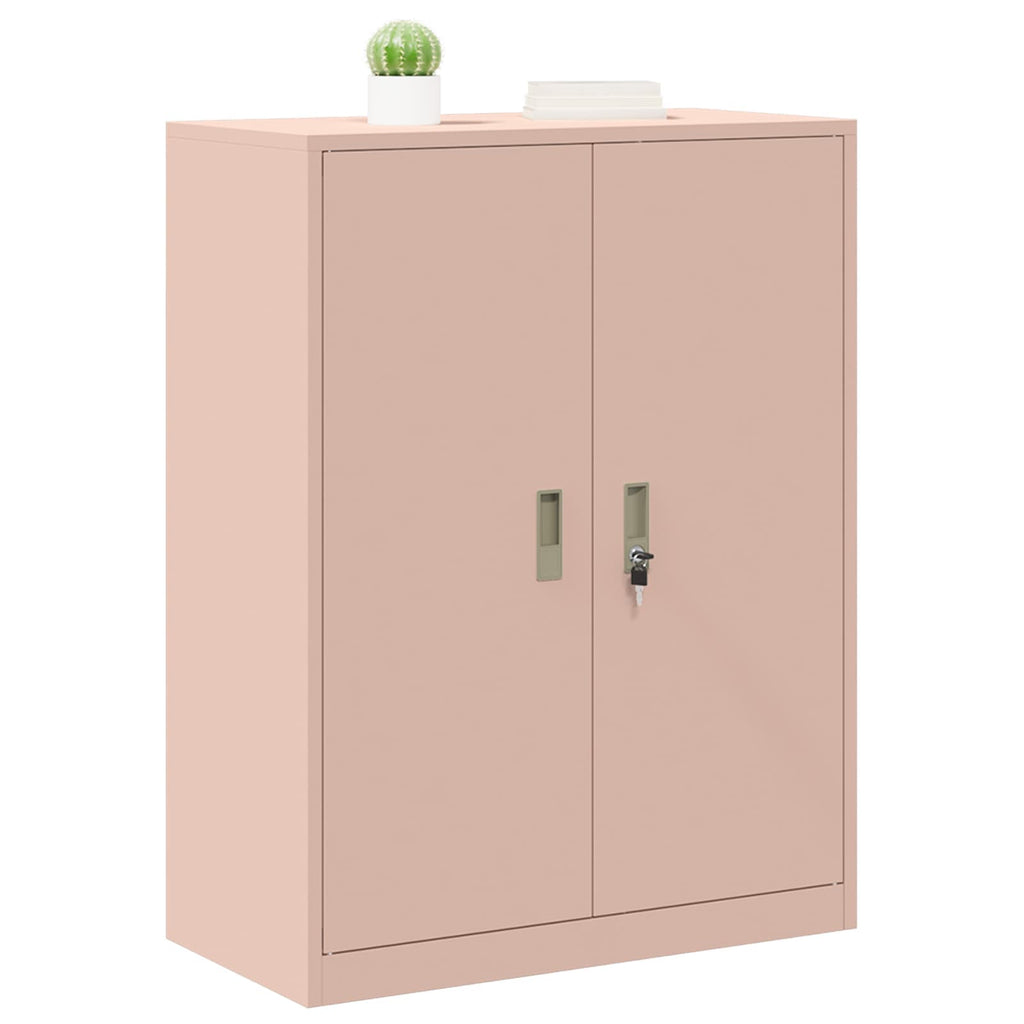 Storage Cabinet Pink 80 x 40 x 105 cm Cold-Rolled Steel