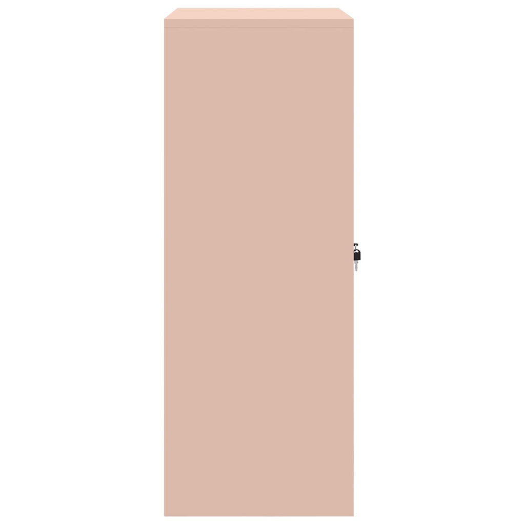 Storage Cabinet Pink 80 x 40 x 105 cm Cold-Rolled Steel