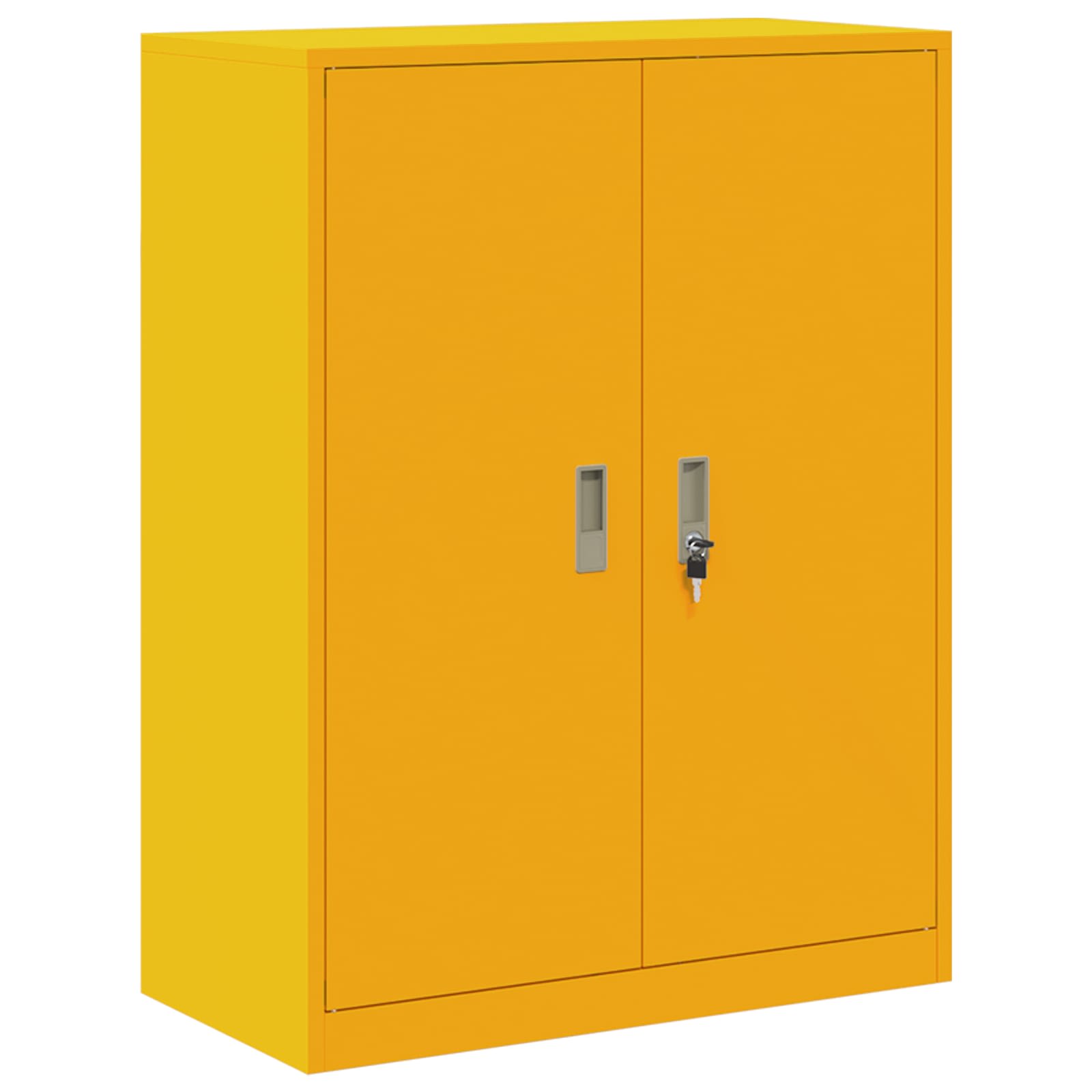 Storage Cabinet with Storage Mustard Yellow 80 x 40 x 105 cm