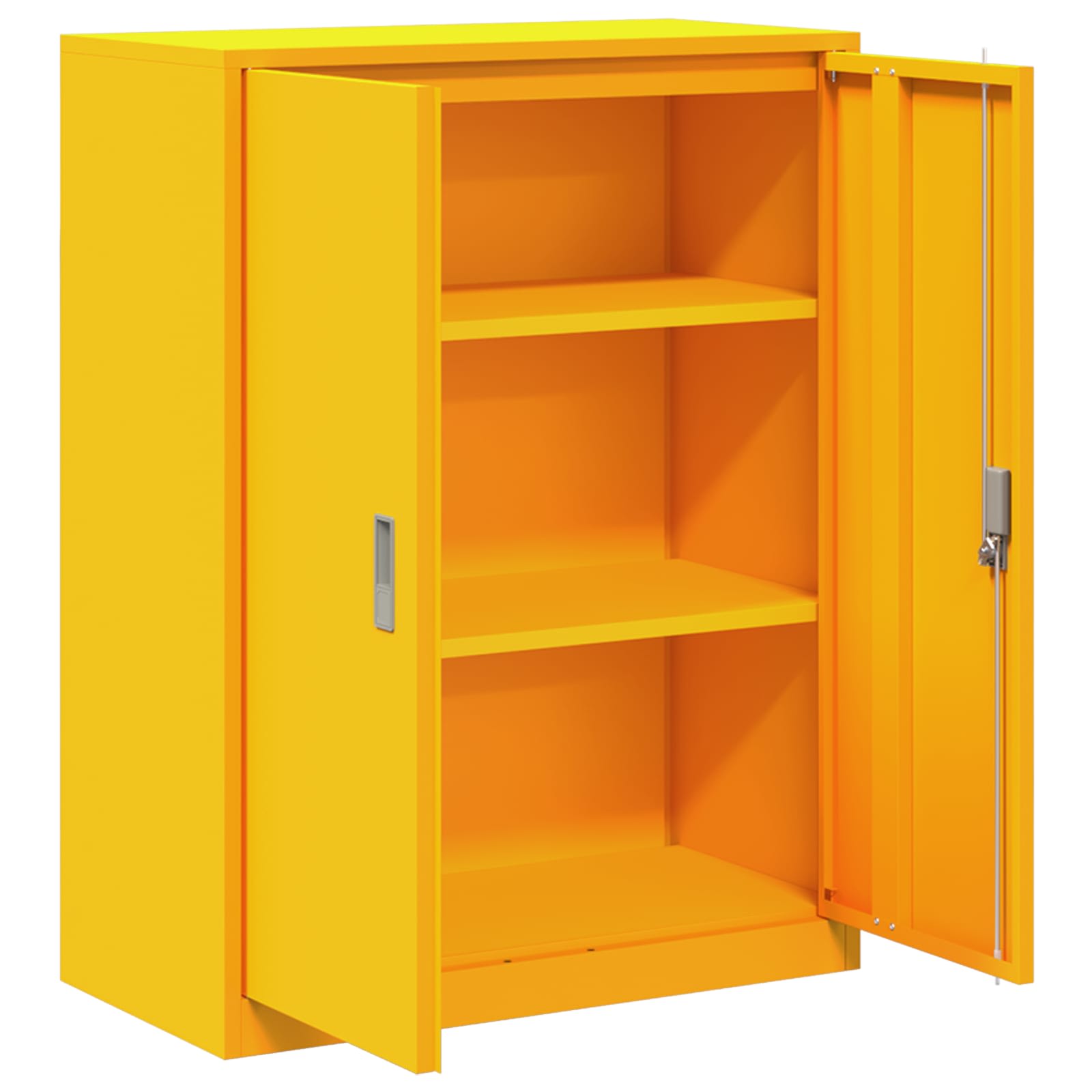 Storage Cabinet with Storage Mustard Yellow 80 x 40 x 105 cm