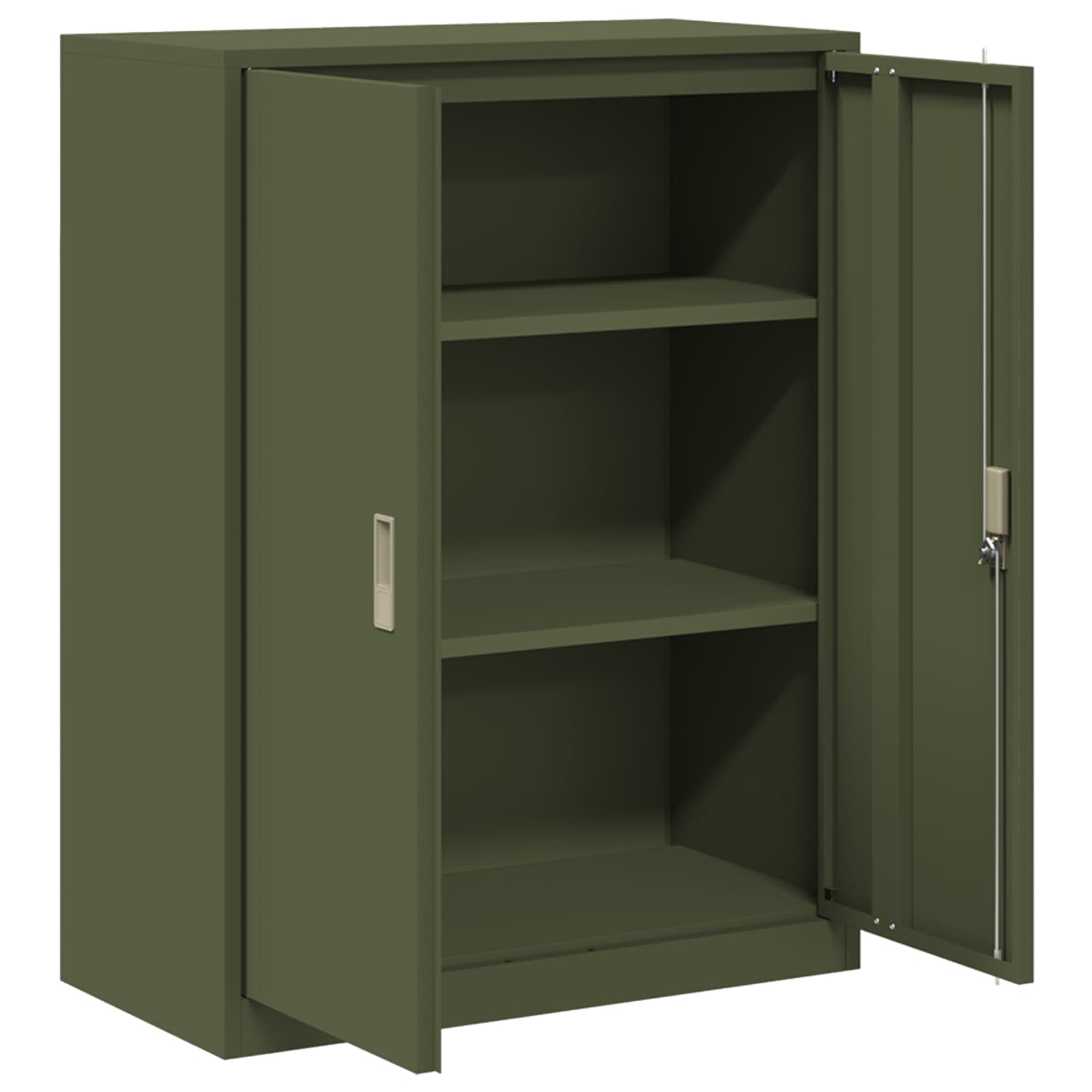 Storage Cabinet Olive Green 80 x 40 x 105 cm Cold-Rolled Steel