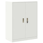 Storage Cabinet White 80 x 40 x 105 cm Cold-Rolled Steel
