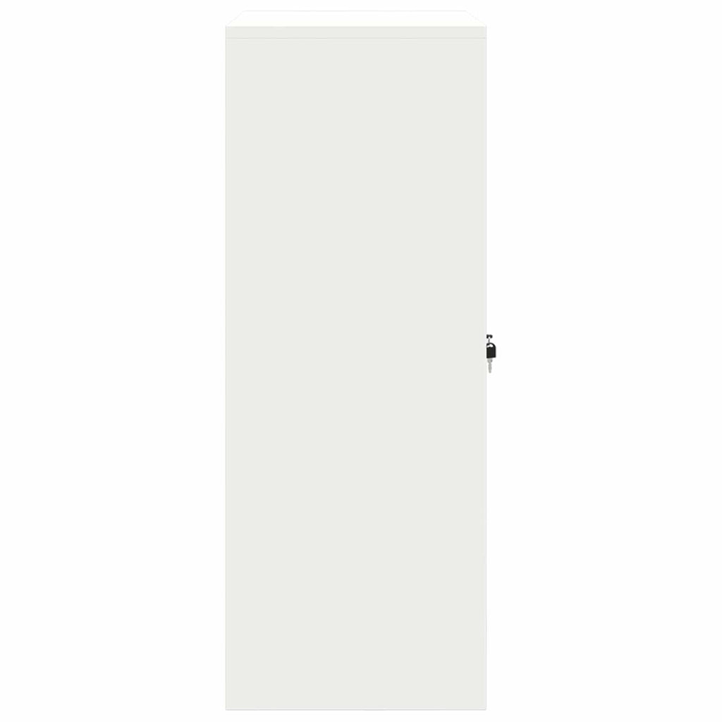 Storage Cabinet White 80 x 40 x 105 cm Cold-Rolled Steel
