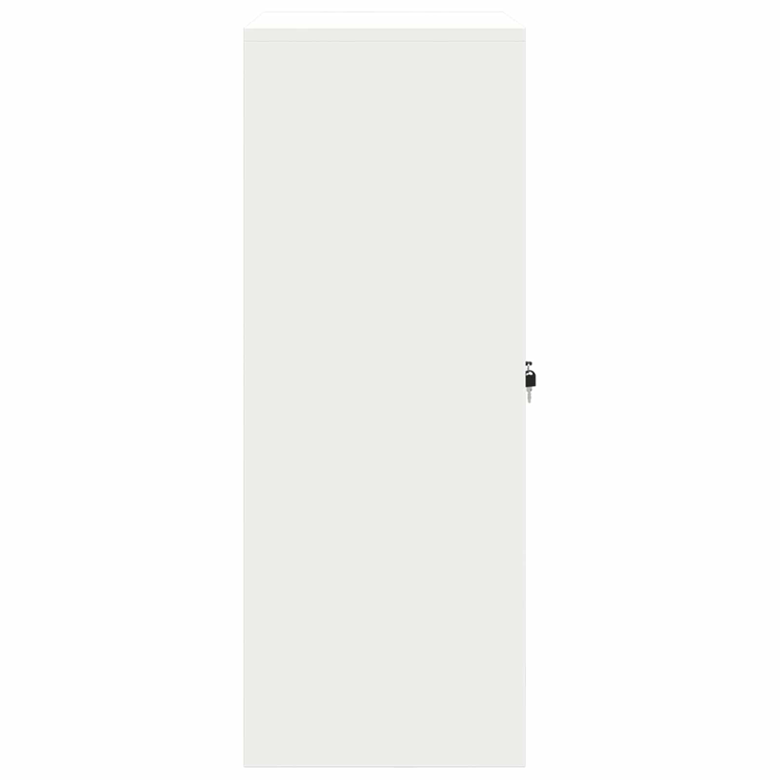 Storage Cabinet White 80 x 40 x 105 cm Cold-Rolled Steel