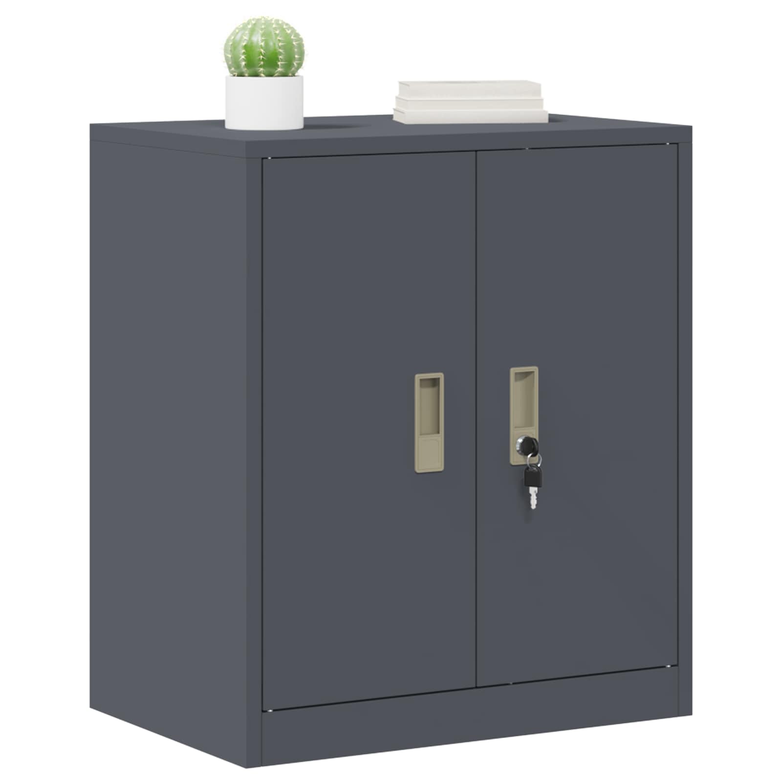 Storage Cabinet Anthracite 60 x 40 x 70 cm Cold-Rolled Steel