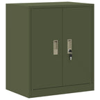 Storage Cabinet Olive Green 60 x 40 x 70 cm Cold-Rolled Steel