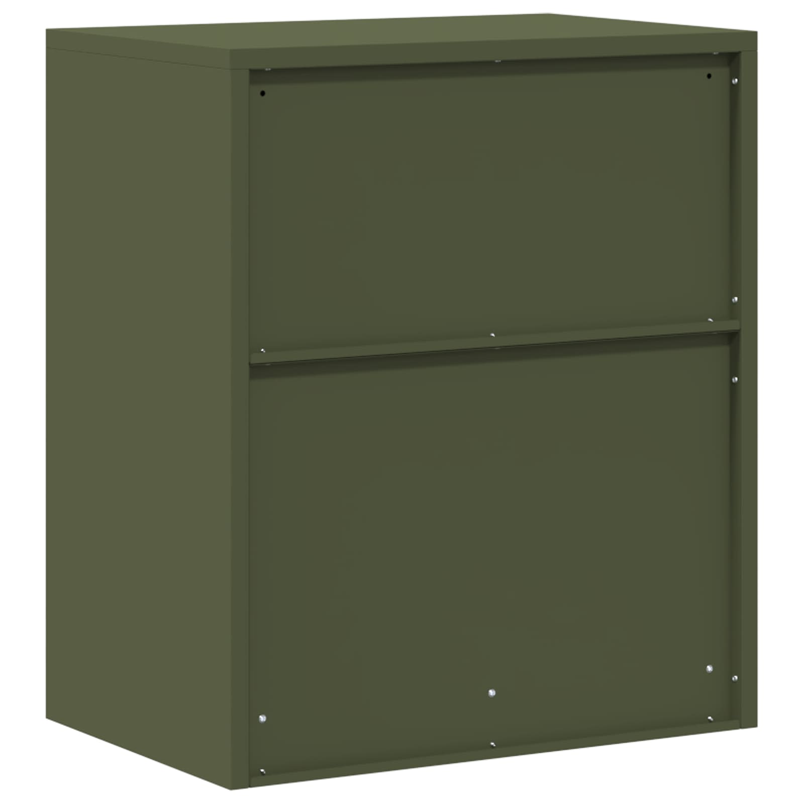 Storage Cabinet Olive Green 60 x 40 x 70 cm Cold-Rolled Steel