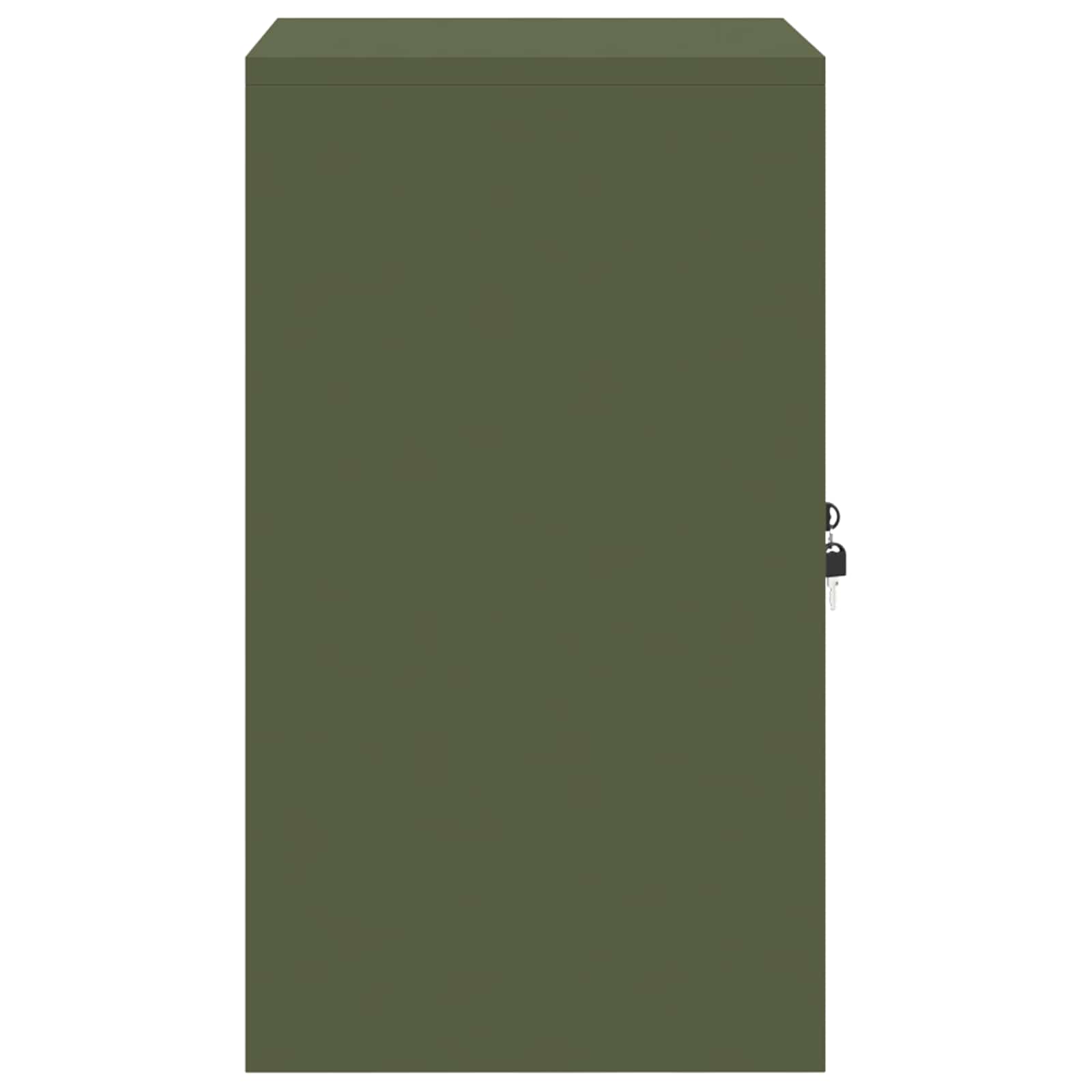 Storage Cabinet Olive Green 60 x 40 x 70 cm Cold-Rolled Steel