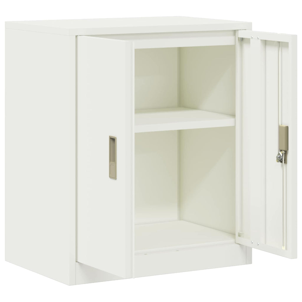 Storage Cabinet White 60 x 40 x 70 cm Cold-Rolled Steel