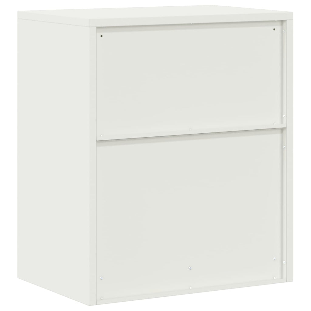 Storage Cabinet White 60 x 40 x 70 cm Cold-Rolled Steel