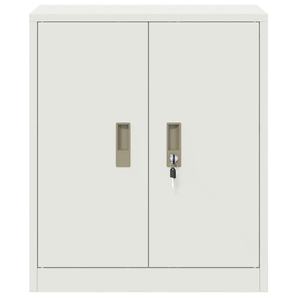 Storage Cabinet White 60 x 40 x 70 cm Cold-Rolled Steel