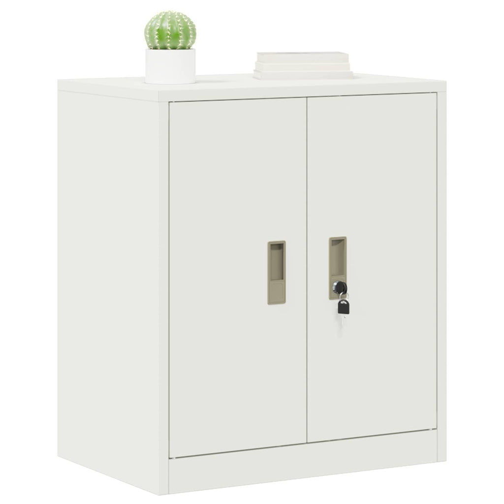 Storage Cabinet White 60 x 40 x 70 cm Cold-Rolled Steel
