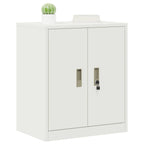 Storage Cabinet White 60 x 40 x 70 cm Cold-Rolled Steel
