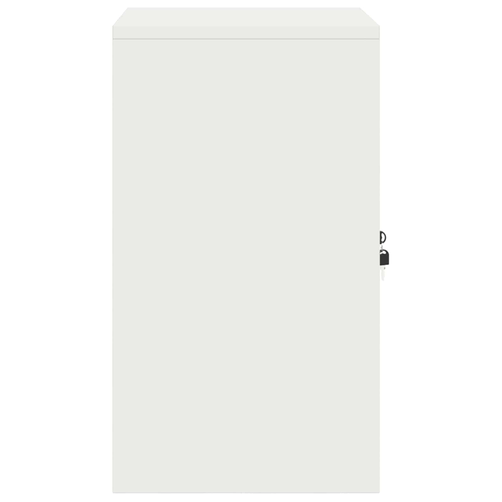 Storage Cabinet White 60 x 40 x 70 cm Cold-Rolled Steel