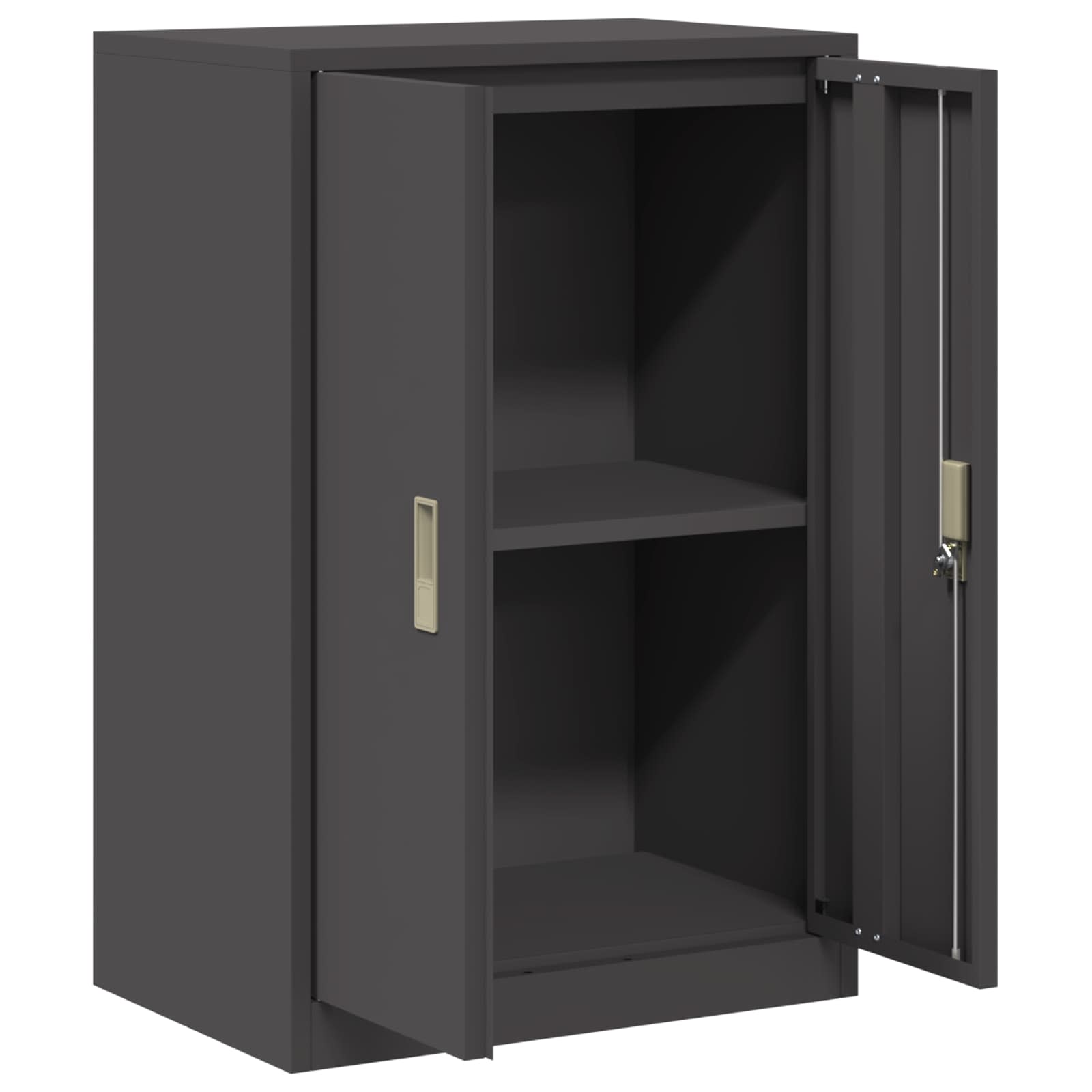 Storage Cabinet Black 60 x 40 x 90 cm Cold-Rolled Steel