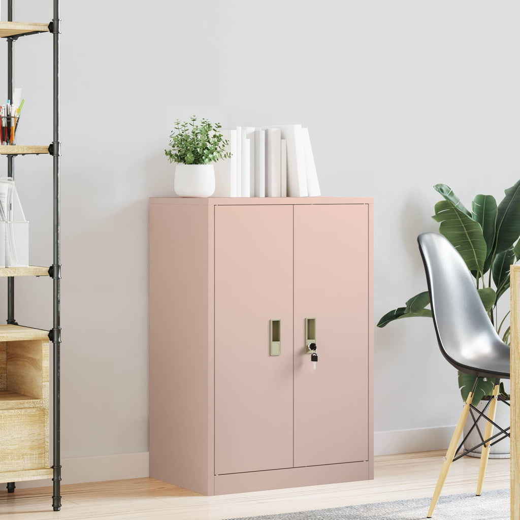 Storage Cabinet Pink 60 x 40 x 90 cm Cold-Rolled Steel