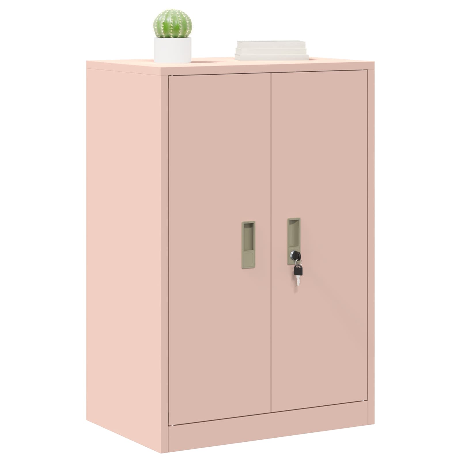 Storage Cabinet Pink 60 x 40 x 90 cm Cold-Rolled Steel