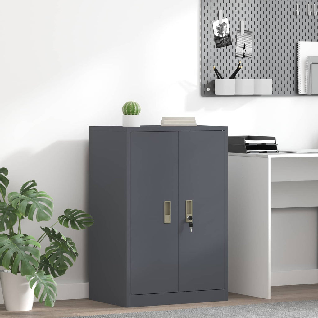 Storage Cabinet Anthracite 60 x 40 x 90 cm Cold-Rolled Steel