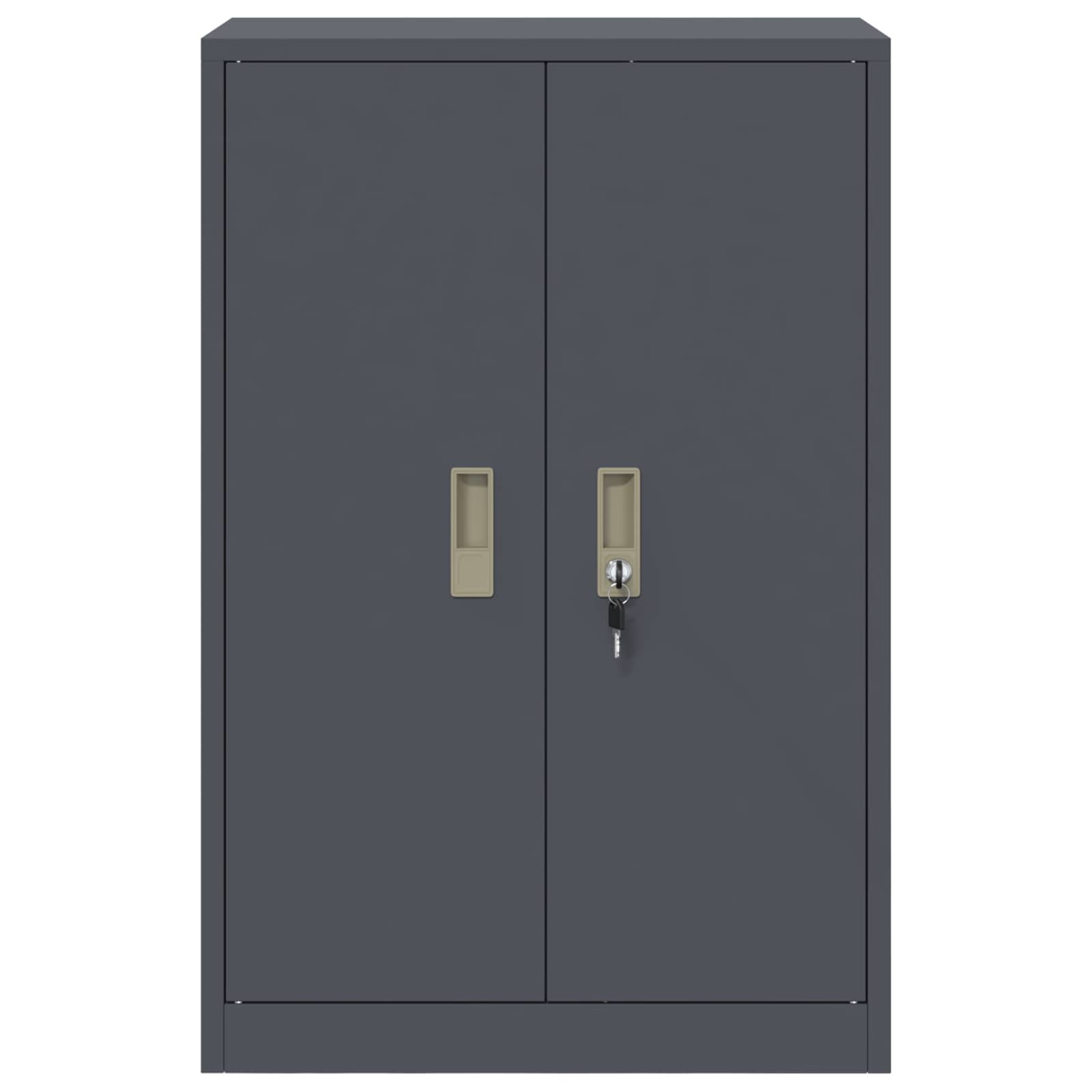 Storage Cabinet Anthracite 60 x 40 x 90 cm Cold-Rolled Steel