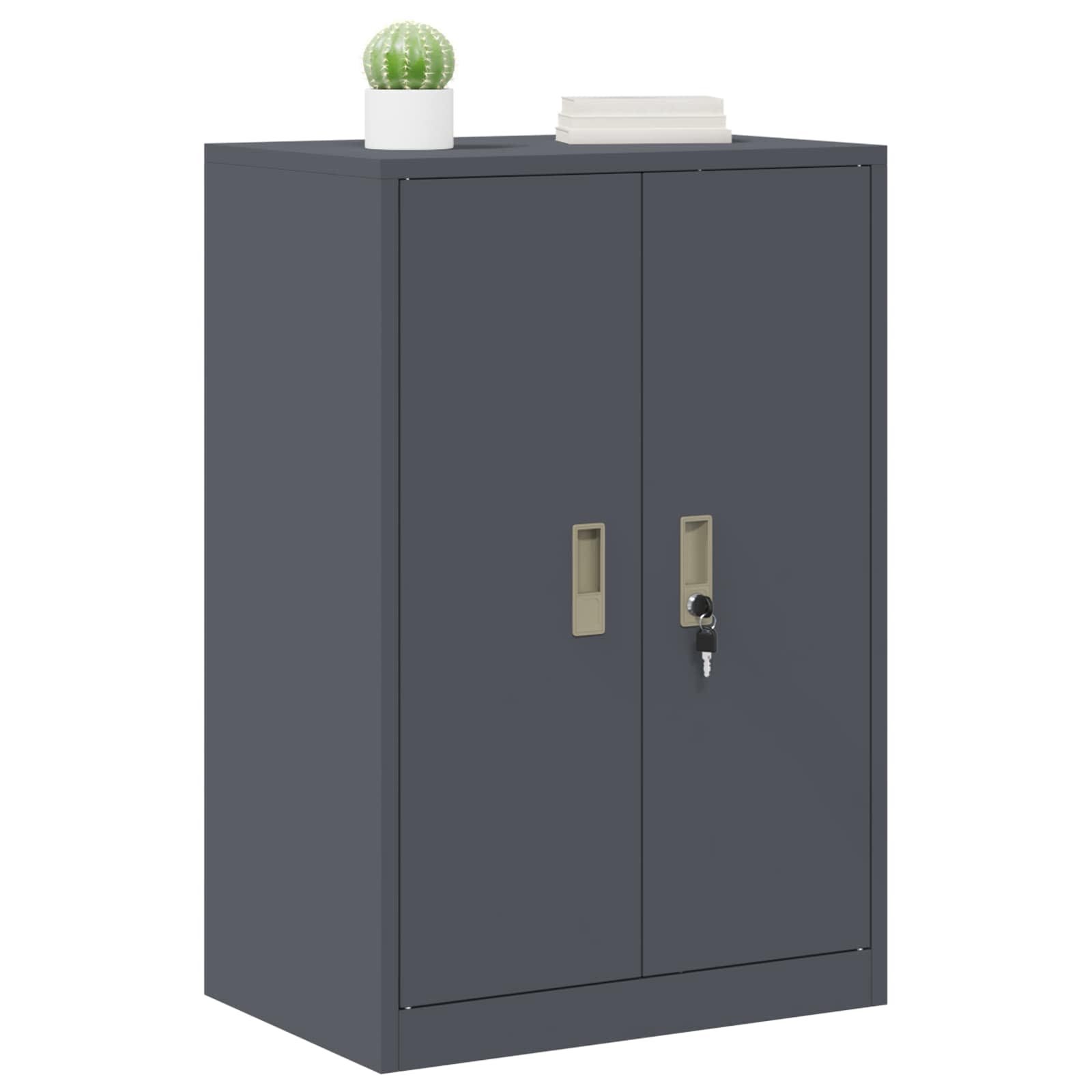 Storage Cabinet Anthracite 60 x 40 x 90 cm Cold-Rolled Steel