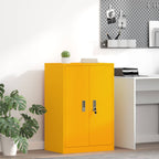 Storage Cabinet with Storage Mustard Yellow 60 x 40 x 90 cm