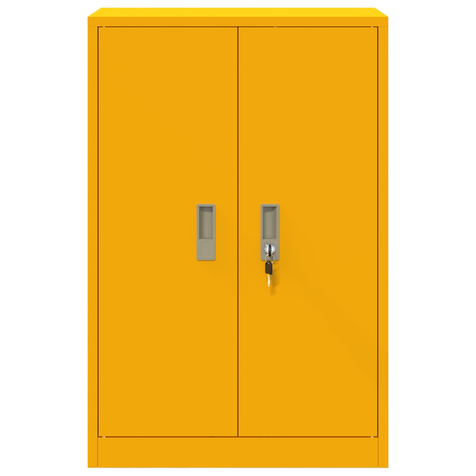 Storage Cabinet with Storage Mustard Yellow 60 x 40 x 90 cm