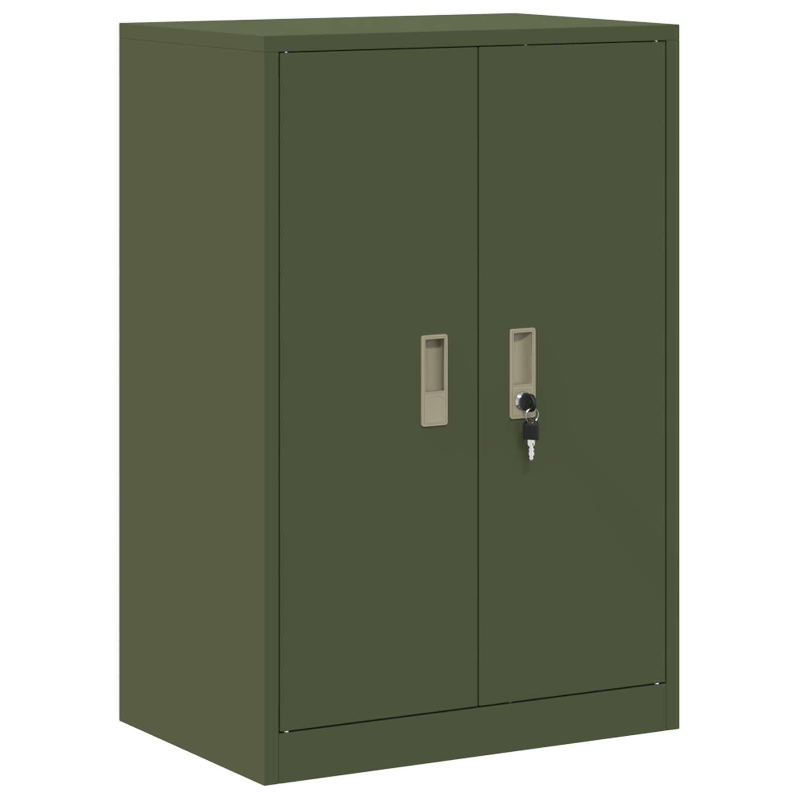 Storage Cabinet Olive Green 60 x 40 x 90 cm Cold-Rolled Steel