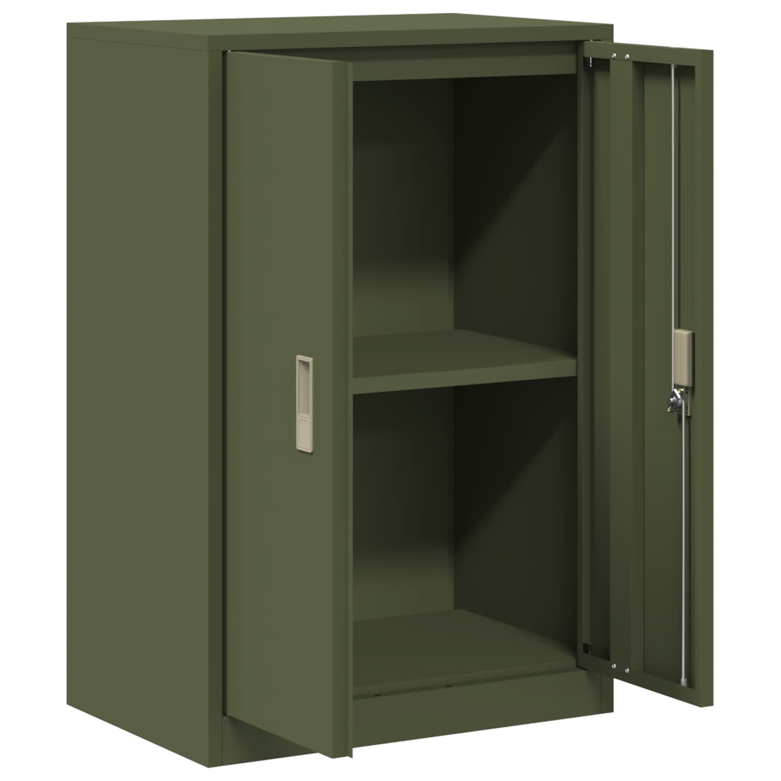 Storage Cabinet Olive Green 60 x 40 x 90 cm Cold-Rolled Steel