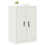 Storage Cabinet White 60 x 40 x 90 cm Cold-Rolled Steel