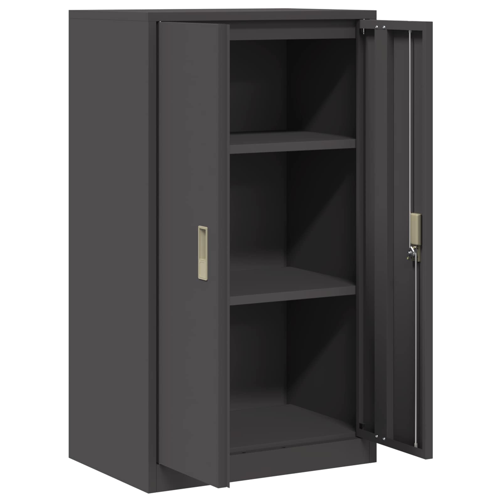 Storage Cabinet Black 60 x 40 x 105 cm Cold-Rolled Steel