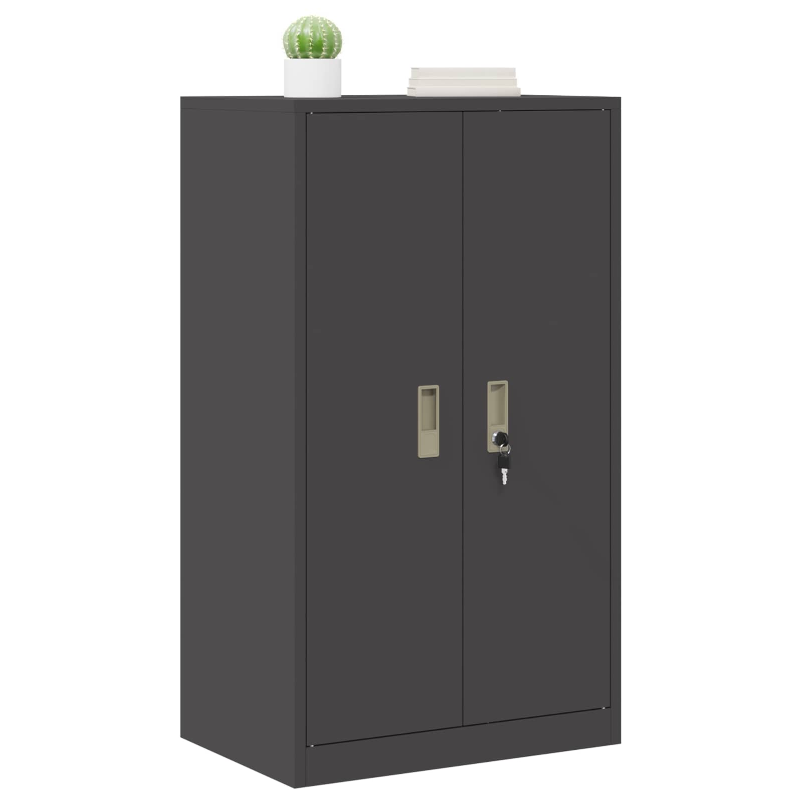 Storage Cabinet Black 60 x 40 x 105 cm Cold-Rolled Steel