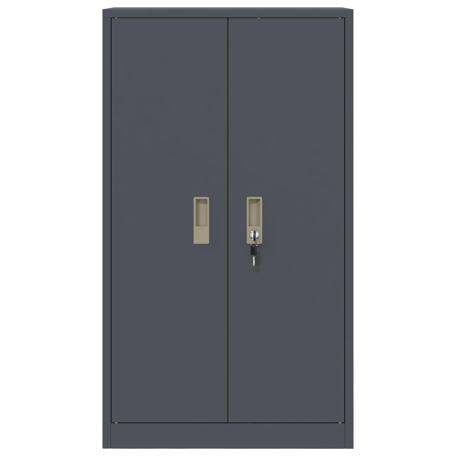 Storage Cabinet Anthracite 60 x 40 x 105 cm Cold-Rolled Steel