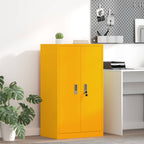 Storage Cabinet with Storage Mustard Yellow 60 x 40 x 105 cm
