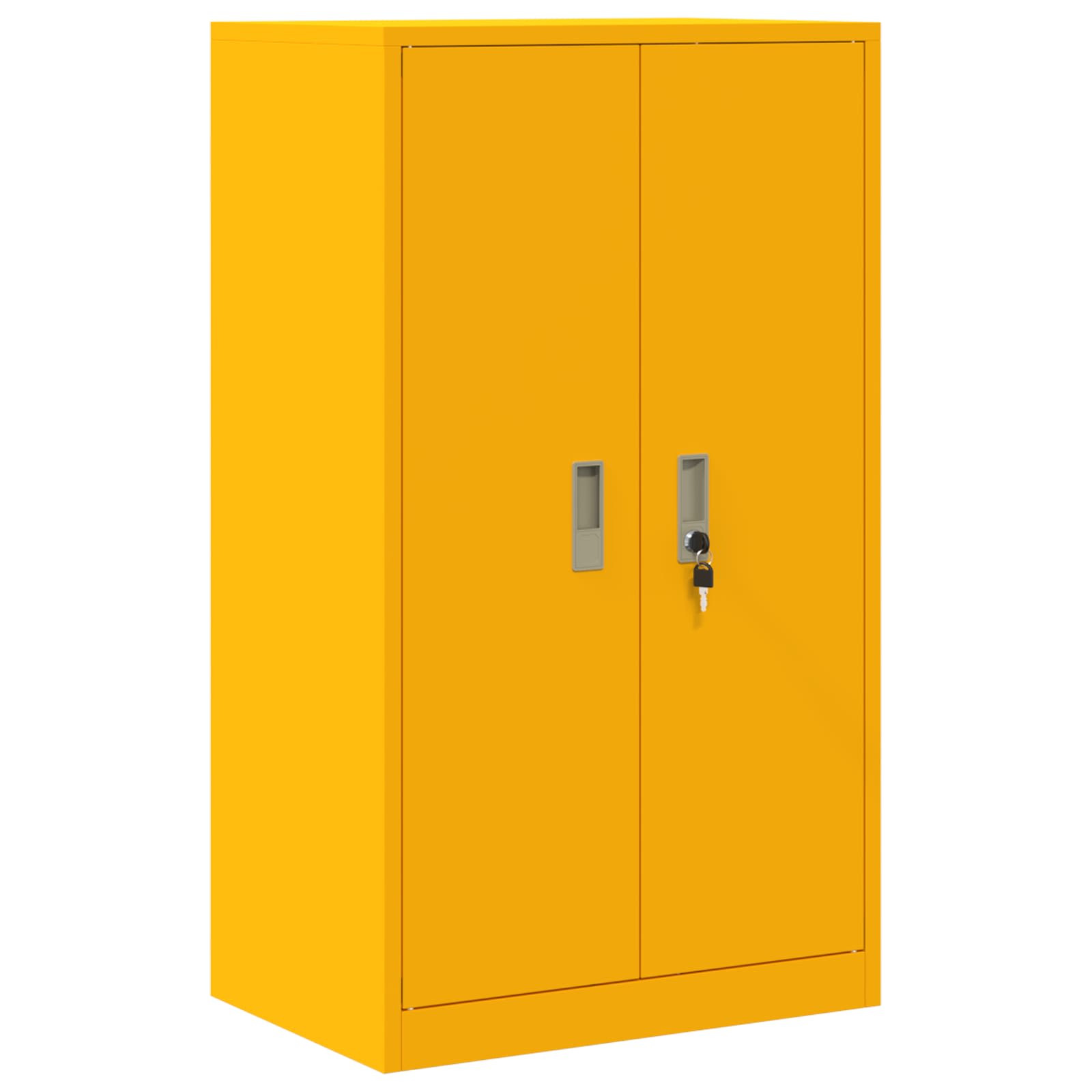 Storage Cabinet with Storage Mustard Yellow 60 x 40 x 105 cm