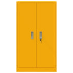 Storage Cabinet with Storage Mustard Yellow 60 x 40 x 105 cm