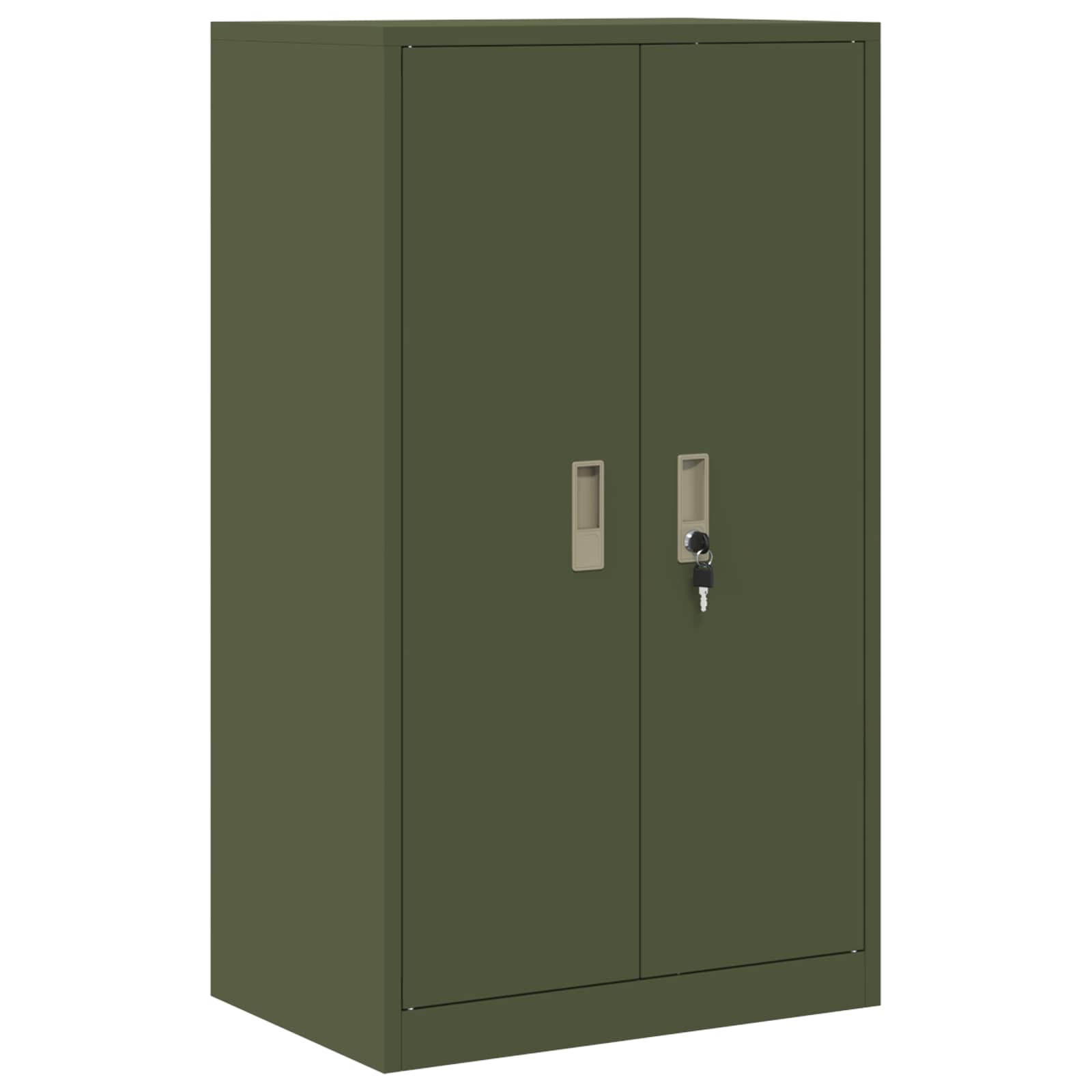 Storage Cabinet Olive Green 60 x 40 x 105 cm Cold-Rolled Steel